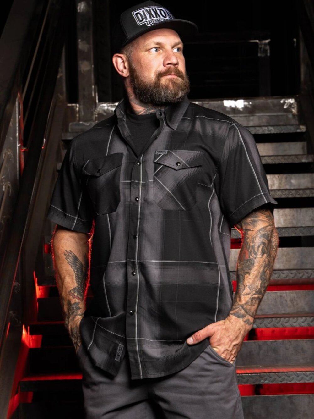 Dixxon Flannel BLACK LABEL Bamboo Short Sleeve Shirt - Men's L - Picture 4 of 8